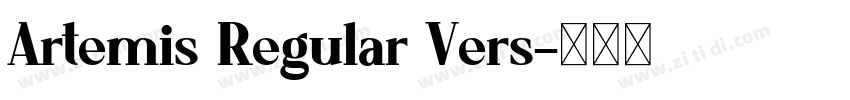 Artemis Regular Vers字体转换